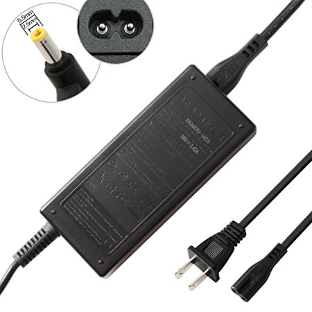 AC Doctor INC 19V 3.42A PA-1650-66 EXA0703YH Laptop Notebook AC Power Adapter Cord for Asus K52F K50ij ADP-60DB A3H SADP-65NB BB K60i-RBBBR05 S96F UL30A-X7 X44L 5.5x2.5mm