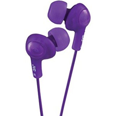 JVC HAFR6V Gumy(R) Plus In-Ear Earbuds with Remote amp; Microphone (Violet)