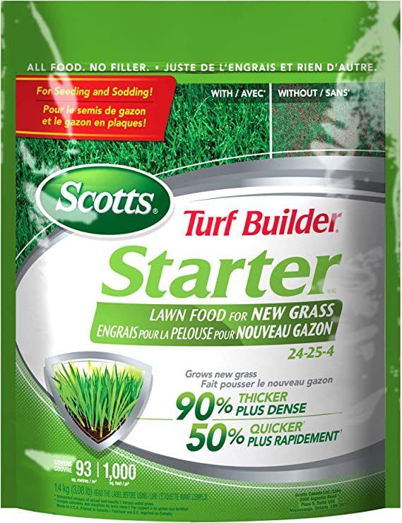 Scotts 09127 Turf Builder Starter Lawn Food 24-25-4