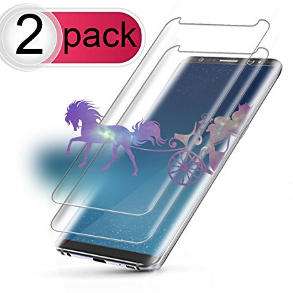 [2-Pack] Auideas Galaxy S8 Plus Screen Protector Tempered Glass Screen Protector for Galaxy S8 Plus, Anti-Spy, Case Friendly