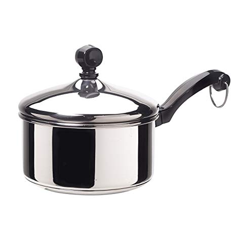 Farberware Classic Series Stainless Steel 1-Quart Covered Saucepan