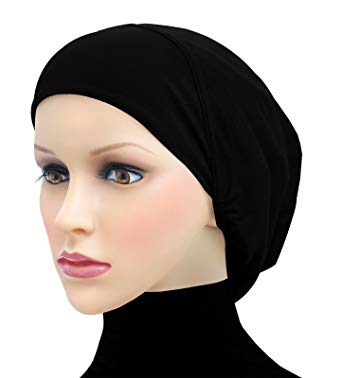 Middle Eastern Mall Cotton Beanie Snood Large Hijab Chemo Cap
