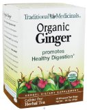 Traditional Medicinals Organic Ginger Herbal Wrapped Tea Bags - 085 oz - 16 ct