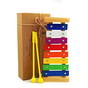 Happy Gift Xylophone for kids,The First Birthday Gift for kids 1-3 Year Old Girl,Boys,Musical Kid Toy for Kids for 4-8 Year Old Boys Gift,Whith Two Child-Safe Mallets for 2-6 Year Old Making Fun Music
