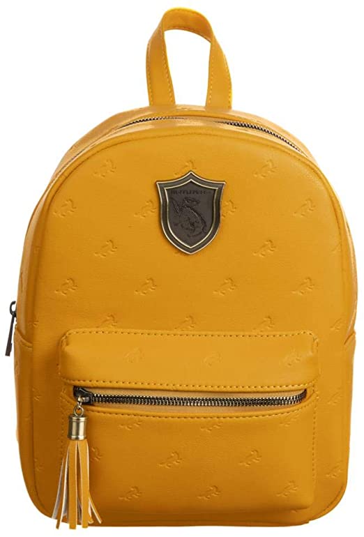 Hogwarts Hufflepuff Harry Potter Faux Leather Mini Backpack