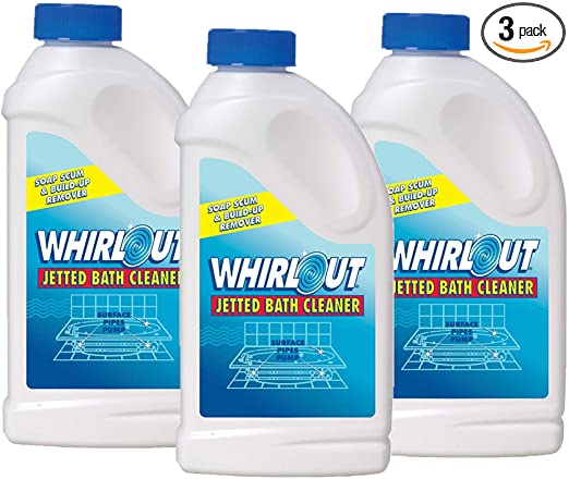 WhirlOUT Jetted Bath Cleaner, 22 Fl. Oz. Bottle, Pack of 3