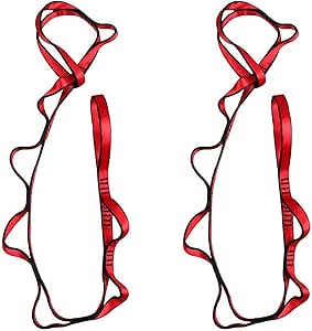 2Pcs Adjustable Anti-Gravity Chrysanthemum Swing Flying Stretch Belt Rope Climbing Daisy Chains Extension Yoga Belt Hanging