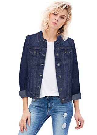 Revolt Women Junior Classic 4 Pockets Denim Jacket