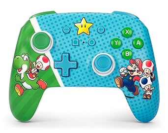 PowerA Enhanced Wireless Controller for Nintendo Switch - Super Star Friends, Nintendo Switch - OLED Model, Nintendo Switch Lite, Gamepad, game controller, Bluetooth controller