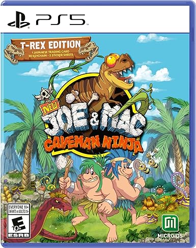 New Joe and Mac: Caveman Ninja - T-Rex Edition (PS5)