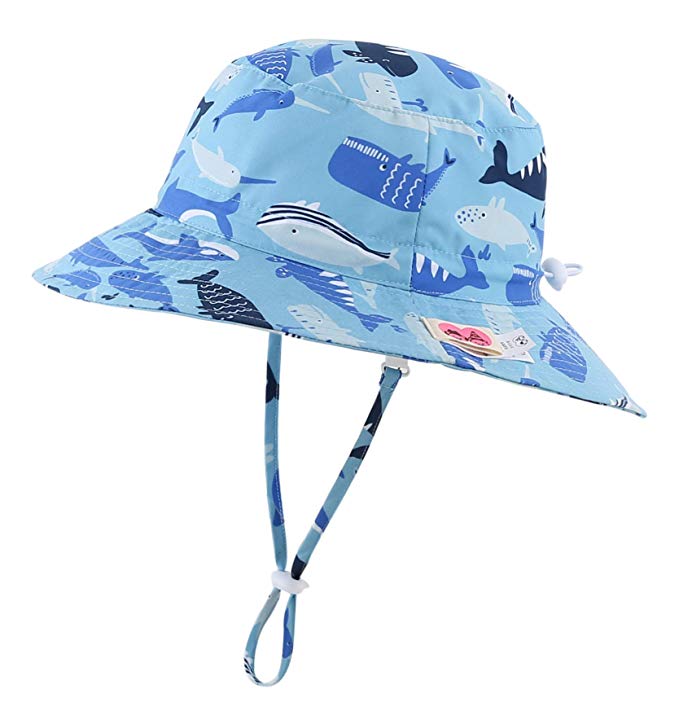 Home Prefer Kids UPF50  Safari Sun Hat Breathable Bucket Hat Summer Play Hat
