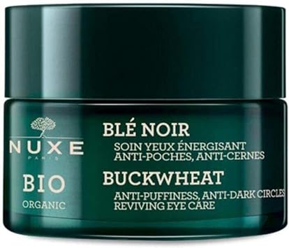 Nuxe Bio Organic Buckwheat Anti-Puffiness, Anti-Dark Circles Reviving Eye Cream 15ml Black
