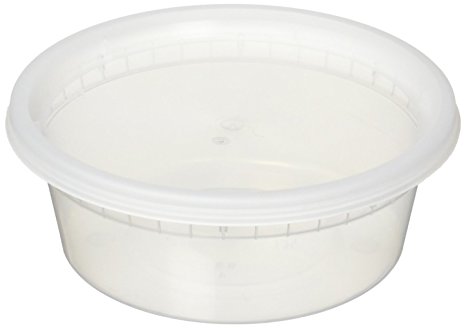 Reditainer Deli Food Storage Containers with Lids, 8-Ounce, 40-Pack