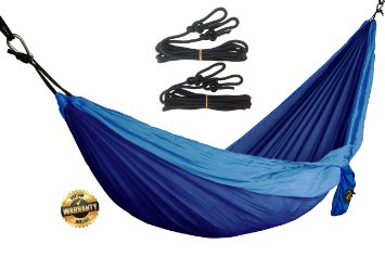 Portable Camping Parachute Silk Double Hammock. Premium Quality.