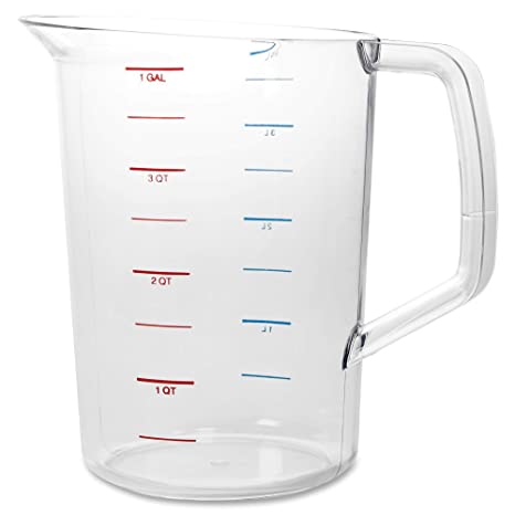 Rubbermaid Commercial Products FG321800CLR 4-Quart Bouncer Measuring Cup