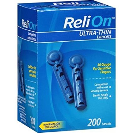 ReliOn 30G Ultra Thin Lancets 200-ct