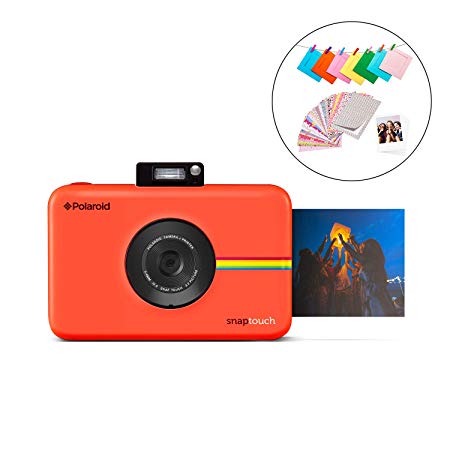 Polaroid SNAP Touch 2.0 – 13MP Portable Instant Print Digital Photo Camera w/Built-in Touchscreen Display, Red