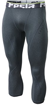 Tesla Men's Thermal Wintergear Compression Baselayer 3/4 Capri / Pants Leggings Tights YUP21 / YUC32 / YUP33 / HUP303 / P33 / P43