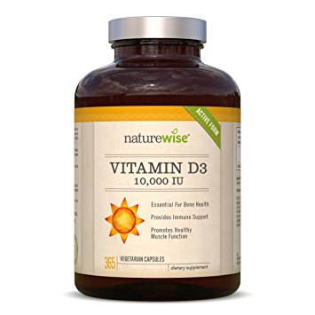 NatureWise Vitamin D3, 1-Year Supply (10,000 IU)