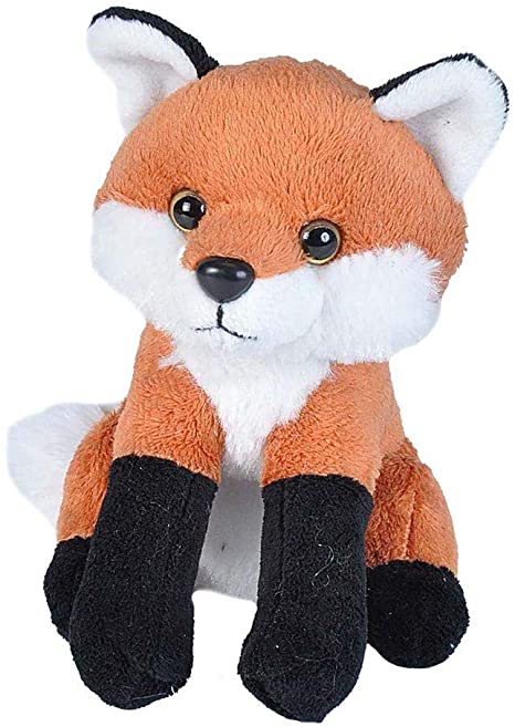 Wild Republic Red Fox Plush, Stuffed Animal, Plush Toy, Gifts for Kids, Cuddlekins 5 inches