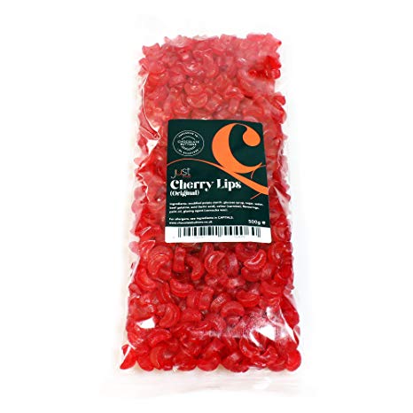 Just Treats Original Scented Cherry Lips (500g Treat Bag)