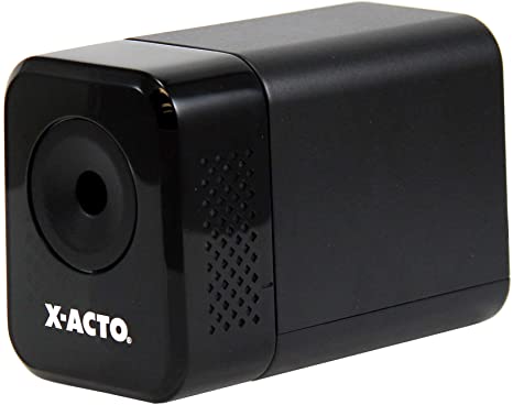 X-ACTO Electric Pencil Sharpener | XLR Heavy Duty Electric Pencil Sharpener, Quiet Motor, Pencil Saver Technology, Auto-Reset and Safe Start