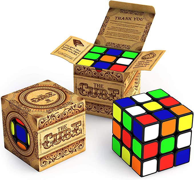 AGREATLIFE The Cube: Turns Quicker and More Precisely Than Original Rubiks; Super-durable With Vivid Colors 3x3 Rubix Speed Cube