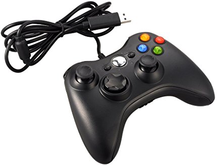 Game Controller Gamepad USB Wired Shoulders Buttons Improved Ergonomic Design Joypad Gamepad Controller For Microsoft Xbox & Slim 360 PC Windows 7