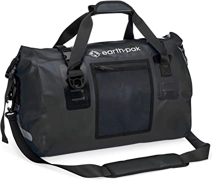 Earth Pak Waterproof Duffel Bag- Perfect for Any Kind of Travel, Lightweight, 50L & 70L Sizes, Large Storage Space, Durable Straps and Handles, Heavy Duty Material to Keep Your Gear Safe