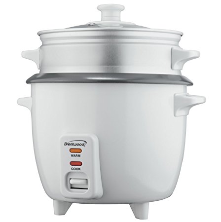 Brentwood Appliances TS-380S Rice Cooker, White
