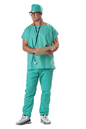 California Costumes Doctor Scrubs Set