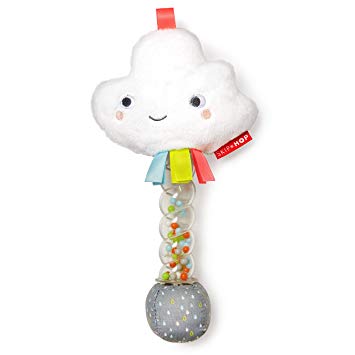 Skip Hop Silver Lining Cloud Rattle, Rainstick