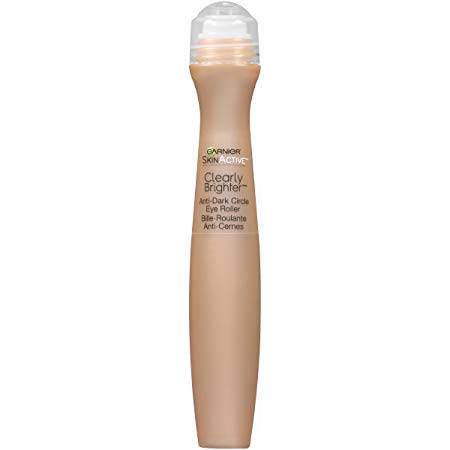 Garnier SkinActive Clearly Brighter Sheer Tinted Eye Roller, Light/Medium, 0.5 fl. oz.