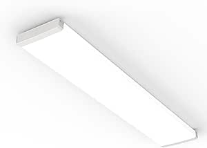 Lithonia Lighting TruWrap Flat Wrap LED Ceiling Light, 3000K/4000K/5000K Switchable Color Temperature, Constant Current, Dimming to 10%, 0-10V, MVOLT, 120V-277V, Medium, ALO 4000-6000 Lumens