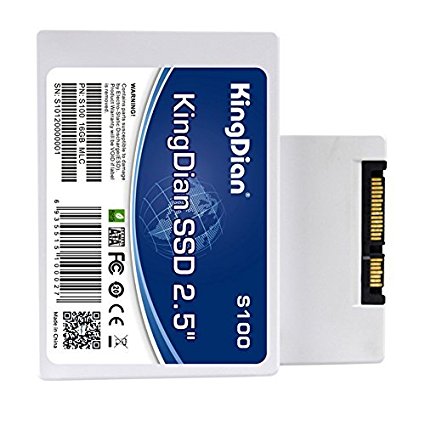 KingDian 2.5 inch SATA II Internal Solid State Drive S100 16GB Speed Upgrade Kit for Desktop PCs and MacPro