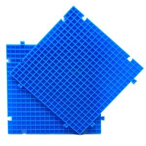 Creator's Waffle Grid 2-Pack Blue Modular Surface For Glass Cutting, Small Parts, Debris, or Liquid Containment. Use At Home, Office, And Shop. Works With Creator's And Morton Products
