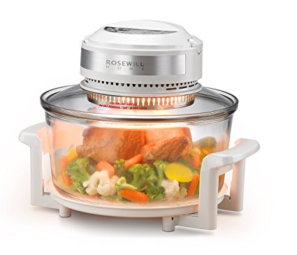 Rosewill RHCO-16001 Infrared Halogen Convection Technology Digital Oven with extender ring