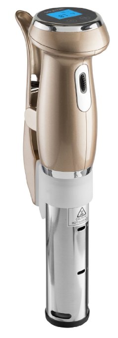 Gourmia GSV130 Digital Sous Vide Pod Immersion Circulator Precision Cooker - 1200 Watts - Bronze