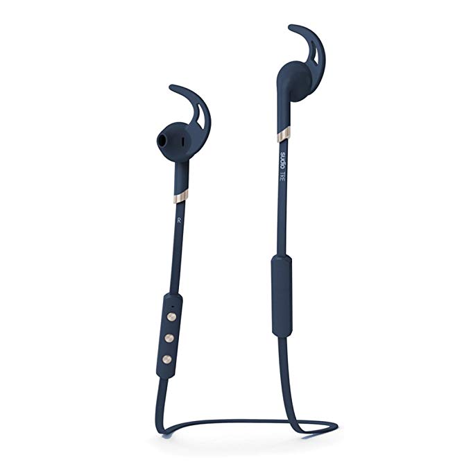 Sudio | Tre | Bluetooth Sport Headset | In-ear Water Resistant Wireless Headphones | Blue