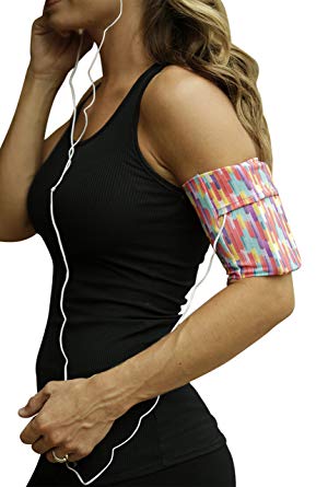 MÜV365 Ultimate Comfort Sports Running Armband Belt for iPhone X/8/7/7 Plus/6/6s, Samsung Galaxy S8/S7 and All Smartphone Models With Case Up To 7" for Women and Men
