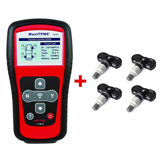 AUTEL MaxiTPMS TS401 Diagnostic & Service Tool Update Online 4PCS 315MHz Autel MX-sensor