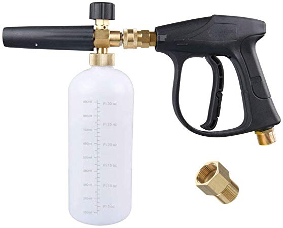 DUSICHIN DUS-023 Foam Cannon Lance Plus Water Spray Gun Wand for Pressure Washer Car Detailing, Not for Garden Hose