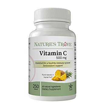 Vitamin C 500 mg by Nature's Trove - 250 Tablets