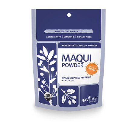 Navitas Naturals Organic Maqui Powder, 3-Ounce Pouch