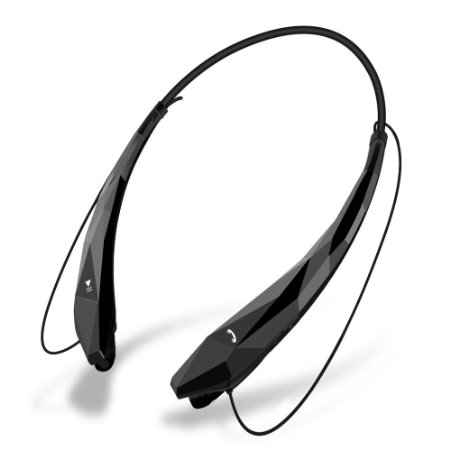 Bluetooth Headphones Bluetooth Earphones Bengoo Wireless Hands-free Bluetooth Headset with Microphone for iPhone iPad iPod Samsung Android Smart Phones And Other Bluetooth Device-Black
