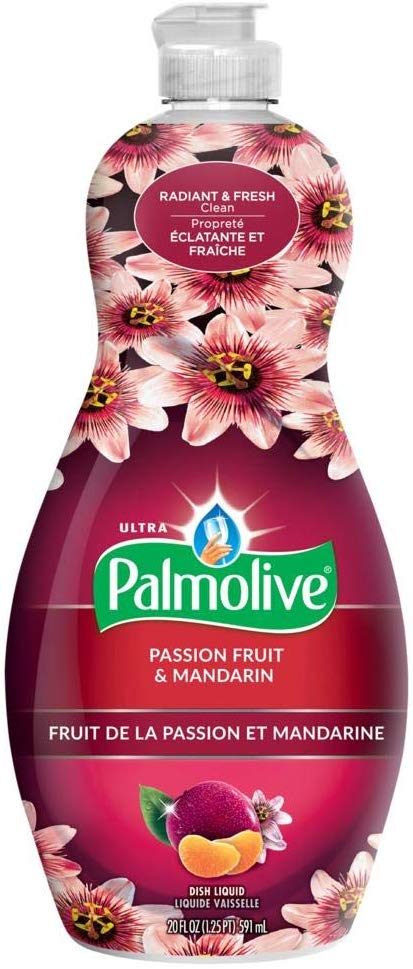 Palmolive Ultra Liquid Dish Soap, Passion Fruit & Mandarin – 591 ml