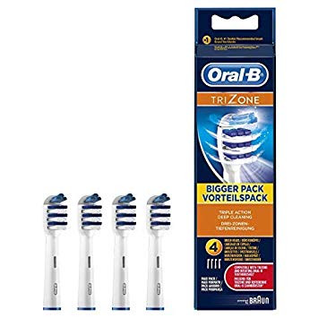 Oral-b Trizone Toothbrush Heads Pack Of 4 Replacement Refills For Electric