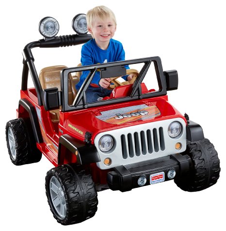 Power Wheels Jeep Wrangler, Lava Red/Black