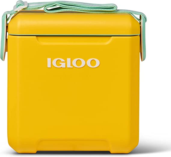 Igloo Yellow 11 Qt Tag Along Too Strapped Picnic Style Cooler