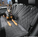 Dog Seat Cover for Cars Trucks and SUVs - Non Slip Backing - Waterproof - Unconditional Lifetime Warranty